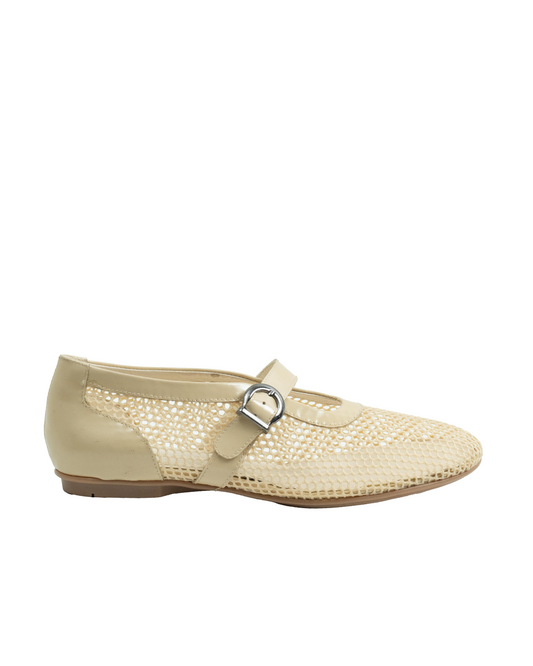 MESH BALLET FLATS