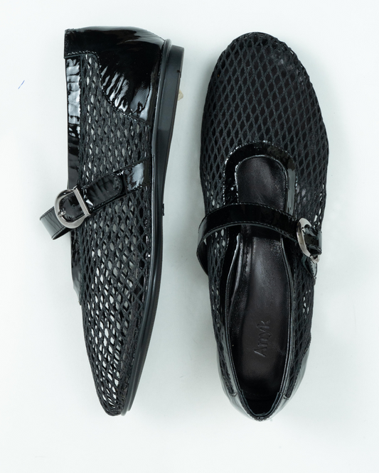 MESH BALLET FLATS
