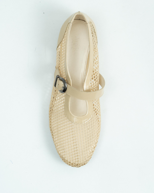 MESH BALLET FLATS